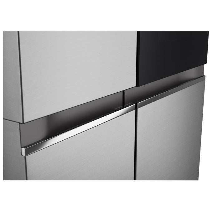 LG GSVV80PYLL InstaView Frigorifero Americano Side-by-Side 655 L 179 cm Classe E 36 dB Total No Frost Wi-Fi Touch colore Argento