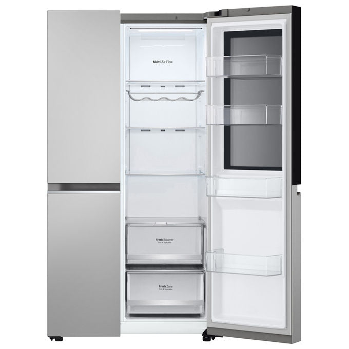 LG GSVV80PYLL InstaView Frigorifero Americano Side-by-Side 655 L 179 cm Classe E 36 dB Total No Frost Wi-Fi Touch colore Argento