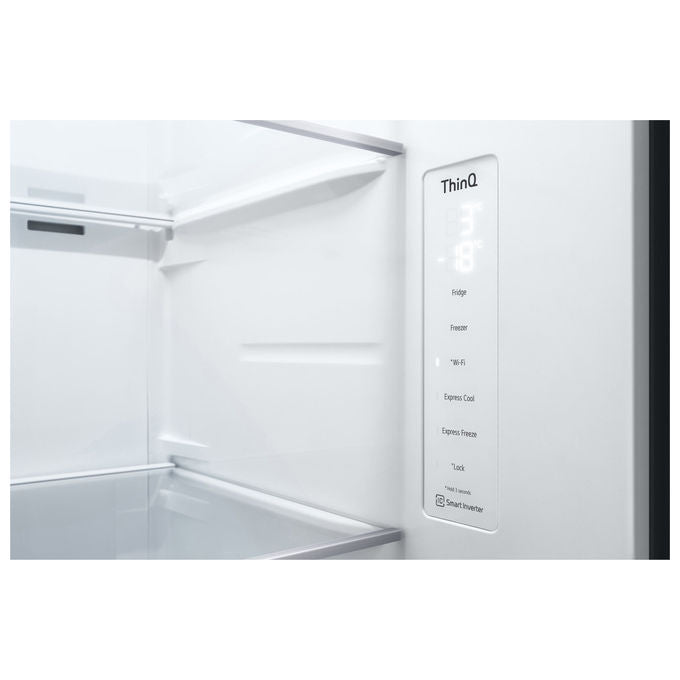 LG GSVV80PYLL InstaView Frigorifero Americano Side-by-Side 655 L 179 cm Classe E 36 dB Total No Frost Wi-Fi Touch colore Argento