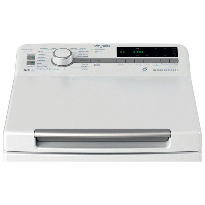 Whirlpool TDLR 65261BS IT Lavatrice carica dallalto 6.5kg 1200 rpm B Bianco