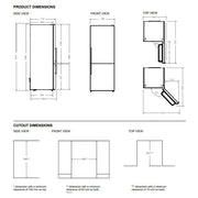 Bertazzoni RBM70F4FXNC Frigorifero Libera Installazione 481 L E 41 dB Acciaio inox