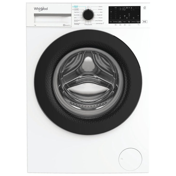 Whirlpool WAM762WBIT Lavatrice Carica Frontale 7 Kg 1200 rpm Classe A Motore Inverter WiFi Vapore (85x60x50 cm) colore Bianco