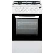 Beko CSS42014FW Cucina a Gas 4 Fuochi Forno Elettrico Statico 54 L Grill Classe A (85x50x50 cm) colore Bianco