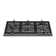 Bertazzoni P905LHERNE Piano Cottura Gas 90 cm Nero Da Incasso
