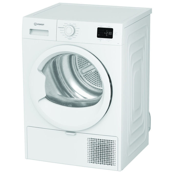 Indesit C YD 94D WW IT Asciugatrice Pompa di Calore 9 Kg Classe C 63 dB QuickDry Display Digitale (84,6x59,8x67,2 cm) colore Bianco