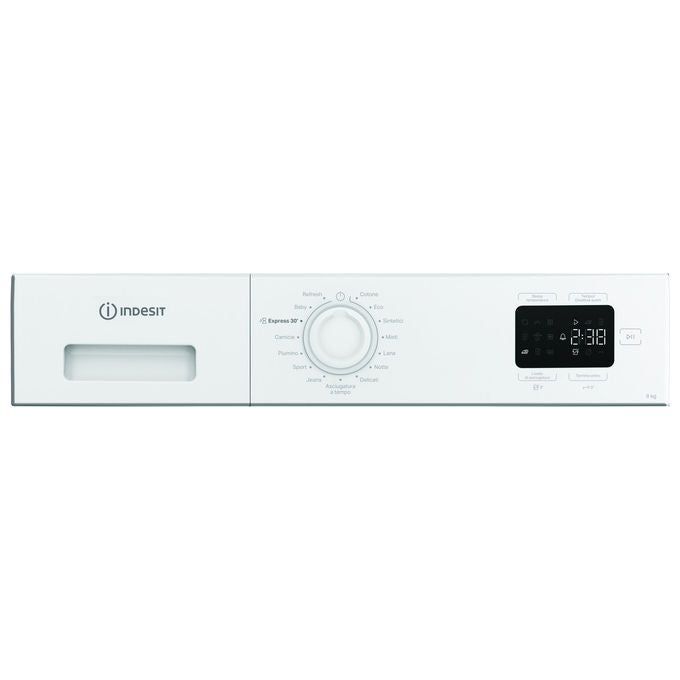 Indesit C YD 94D WW IT Asciugatrice Pompa di Calore 9 Kg Classe C 63 dB QuickDry Display Digitale (84,6x59,8x67,2 cm) colore Bianco