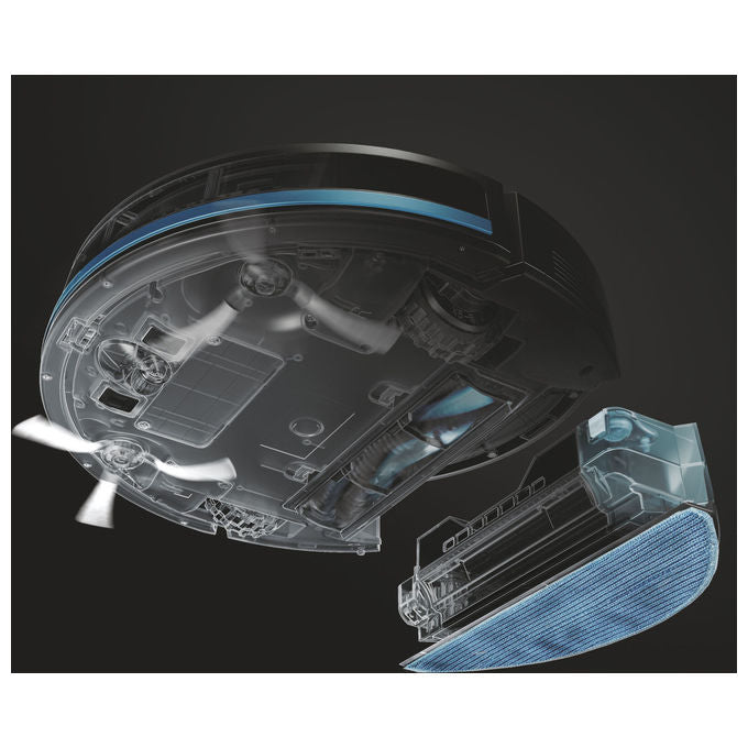 Hoover HG530H Robot Aspirapolvere Senza Sacchetto Grigio