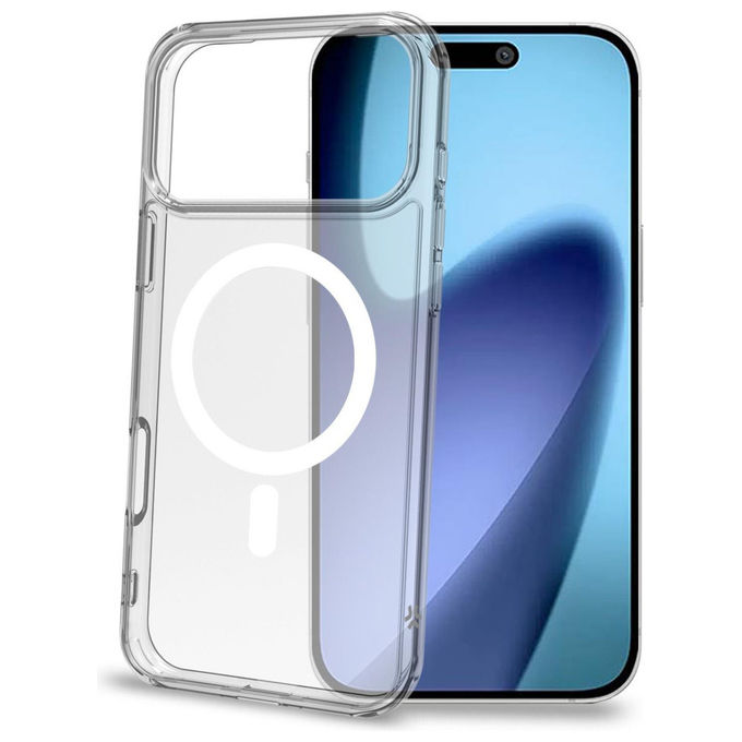 Celly Gelskinmag Custodia Trasparente Magnetica per iPhone 17 Pro Max