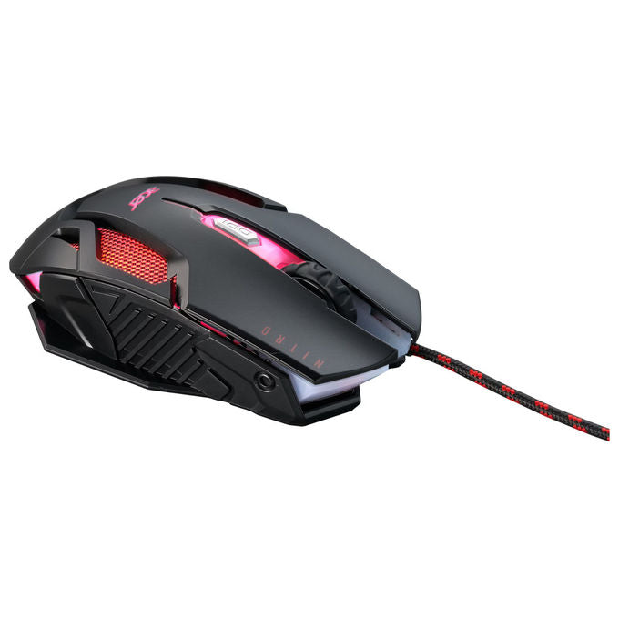 ACER Nitro Gaming NMW200 Mouse Ottico 7200 DPI Ambidestro Nero