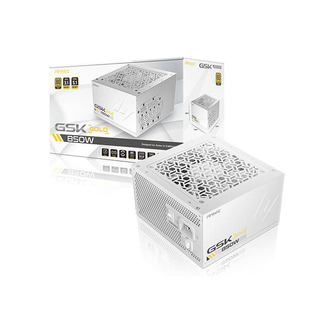Antec GSK ATX3.1 850W Bianco 80 Plus Gold Alimentatore pc