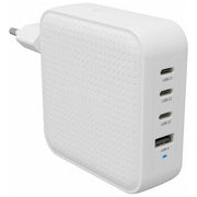 Hyper Caricabatterie USB-C-A 100W Ricarica Rapida per Smartphone Tablet Bianco