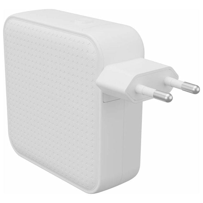 Hyper Caricabatterie USB-C-A 100W Ricarica Rapida per Smartphone Tablet Bianco