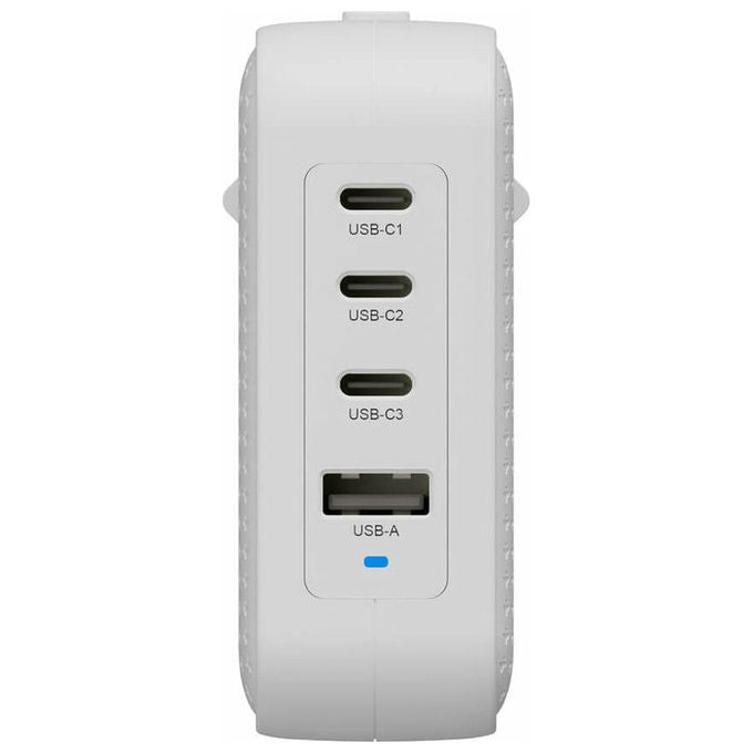 Hyper Caricabatterie USB-C-A 100W Ricarica Rapida per Smartphone Tablet Bianco