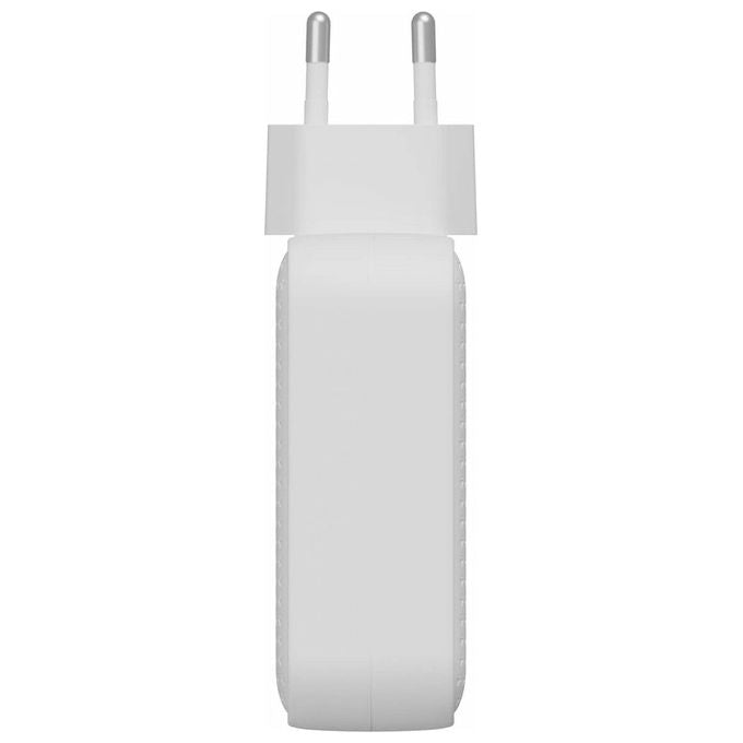 Hyper Caricabatterie USB-C-A 100W Ricarica Rapida per Smartphone Tablet Bianco