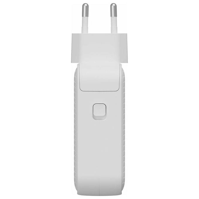 Hyper Caricabatterie USB-C-A 100W Ricarica Rapida per Smartphone Tablet Bianco