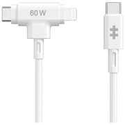 HyperJuice Cavo Usb-C Lightning Ibrido Bianco 1.5m
