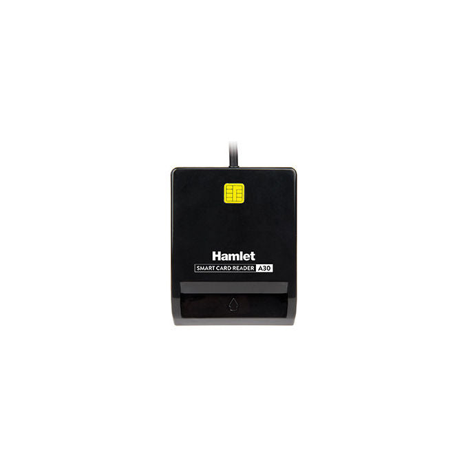 Hamlet Lettore Smart Card HUSCR-A30 USB tipo A Nero