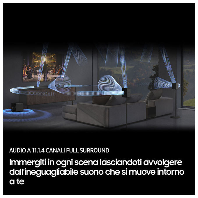 Samsung HW-Q990F-ZF Soundbar 11.1.4 canali 756 W Dolby Atmos Wireless Subwoofer e Altoparlanti Posteriori inclusi colore Nero