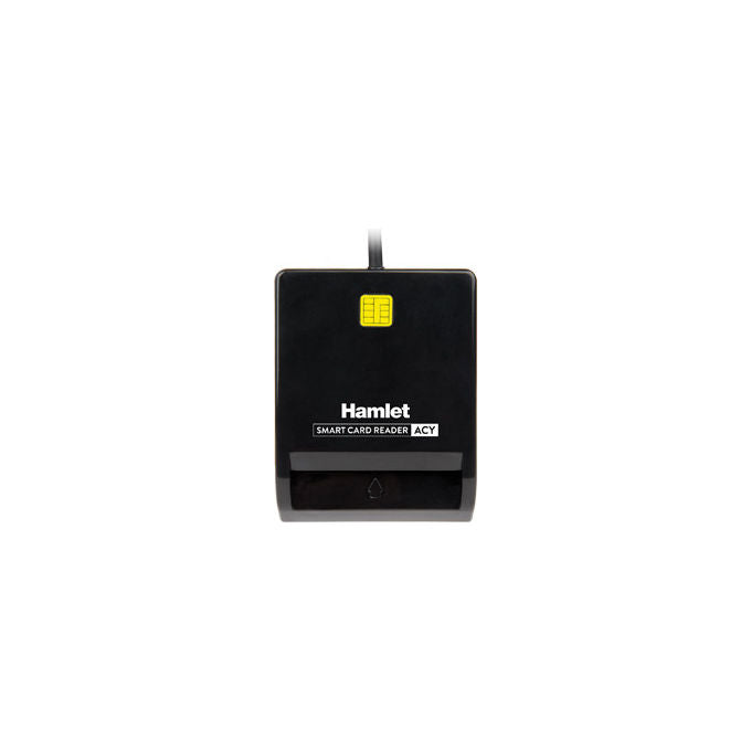 Hamlet Lettore Smart Card HUSCR-ACY Usb-C Usb-A Nero