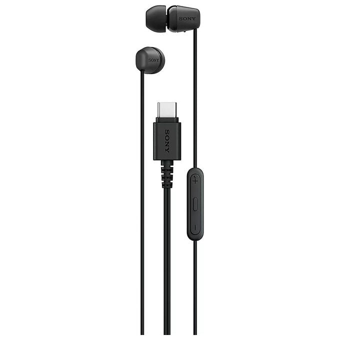 Sony IER-EX15C Auricolari In-ear con Cavo e USB-C Neri
