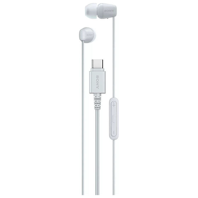 Sony IER-EX15C Auricolari In-Ear Cablati Bianco