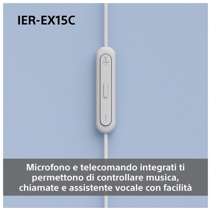 Sony IER-EX15C Auricolari In-Ear Cablati Rosa