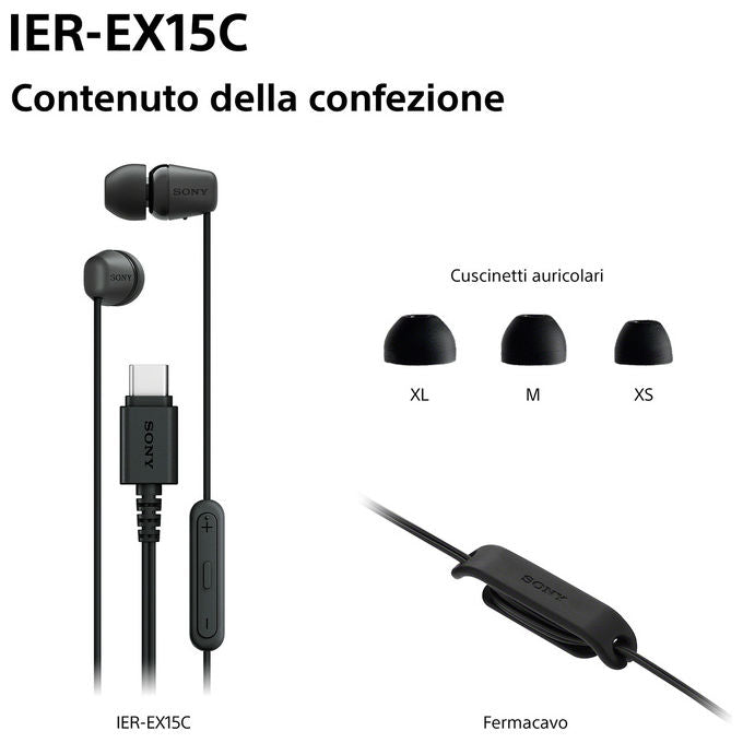 Sony IER-EX15C Auricolari In-Ear Cablati Rosa