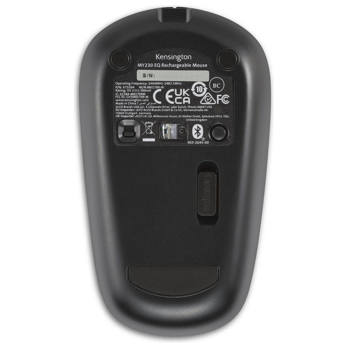 Kensington MY230 EQ Mouse Wireless Bluetooth Ambidestro