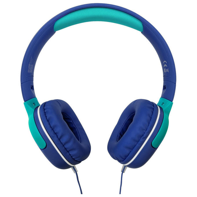 Celly KidsBeat2 Cuffie Cablate per Bambini Blu