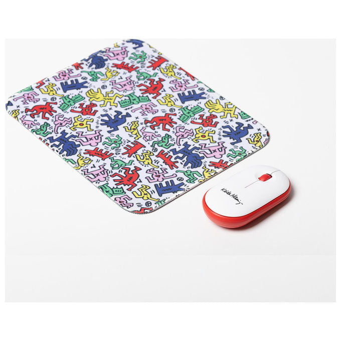 Celly KIT_ Mouse e Mousepad Wireless Keith Haring Ergonomico