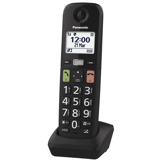 Panasonic KX-TGUA10EXB Cordless aggiuntivo nero