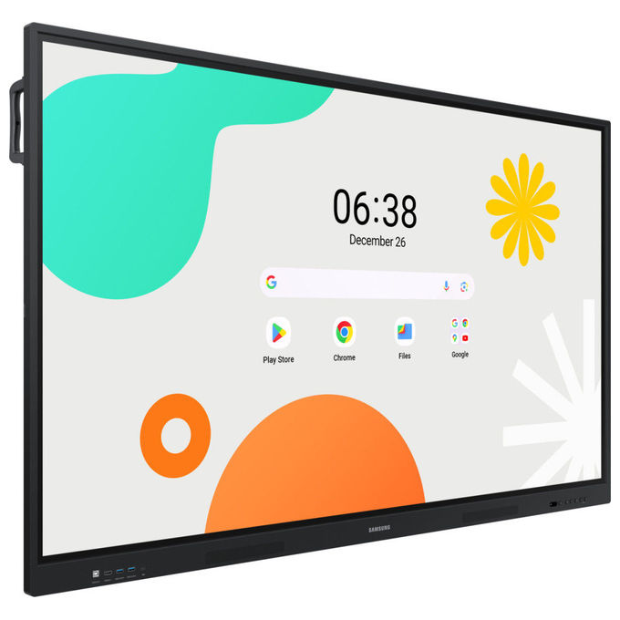 Samsung WA65F Lavagna Interattiva 65'' 4K Ultra HD IPS Touchscreen Android 64 GB Wi-Fi colore Nero