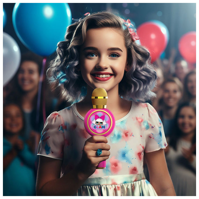 OTL Technologies Microfono Karaoke LOL262 multicolore con Bluetooth