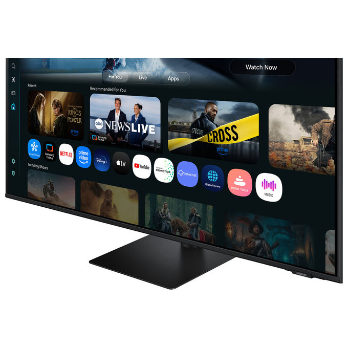 Samsung S43FM702UU M7 Monitor Smart 43'' UHD 4K VA Smart Hub Gaming Hub Speaker Wi-Fi USB-C HDMI colore Nero