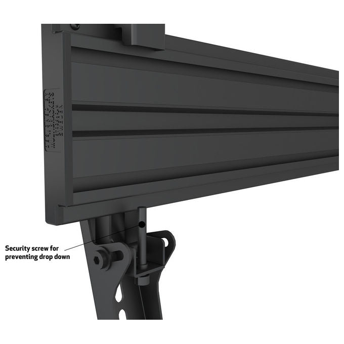 Multibrackets Supporto da Soffitto per Display 70'' Nero VESA 400x600