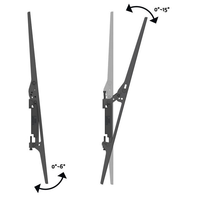 Multibrackets Supporto da Soffitto per Display 70'' Nero VESA 400x600