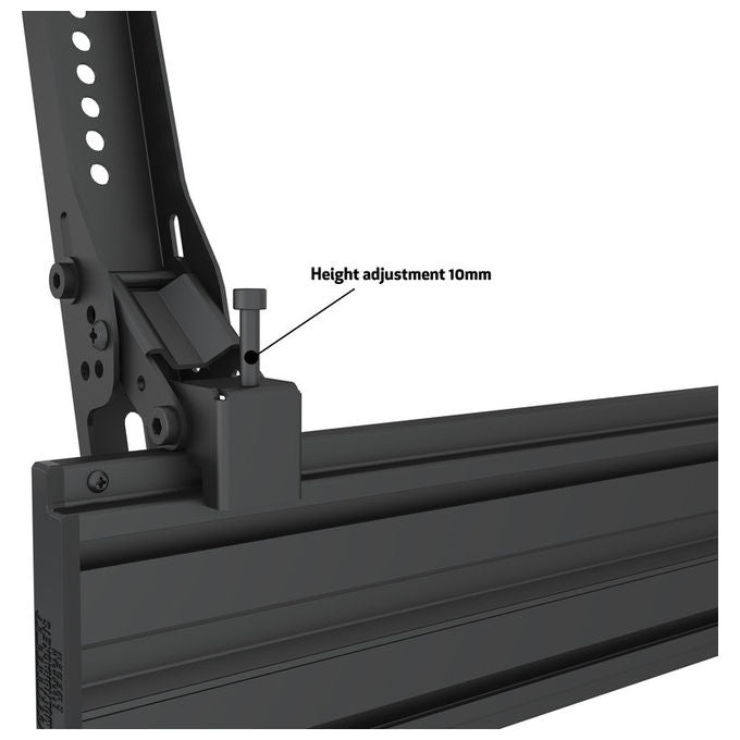 Multibrackets Supporto da Soffitto per Display 70'' Nero VESA 400x600