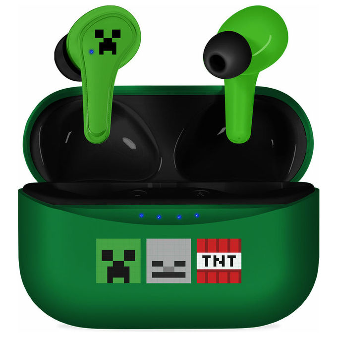 OTL Technologies MC1227 Minecraft Auricolari True Wireless Stereo In-ear Bluetooth 5.3 autonomia 24h colore Multicolore