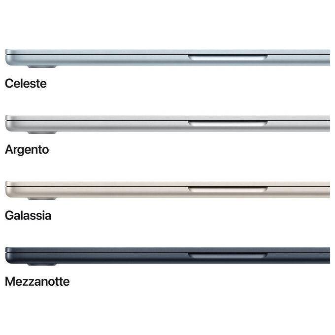 Apple MC6A4T-A MacBook Air 13 modello M4 24GB RAM 512GB SSD colore Galassia