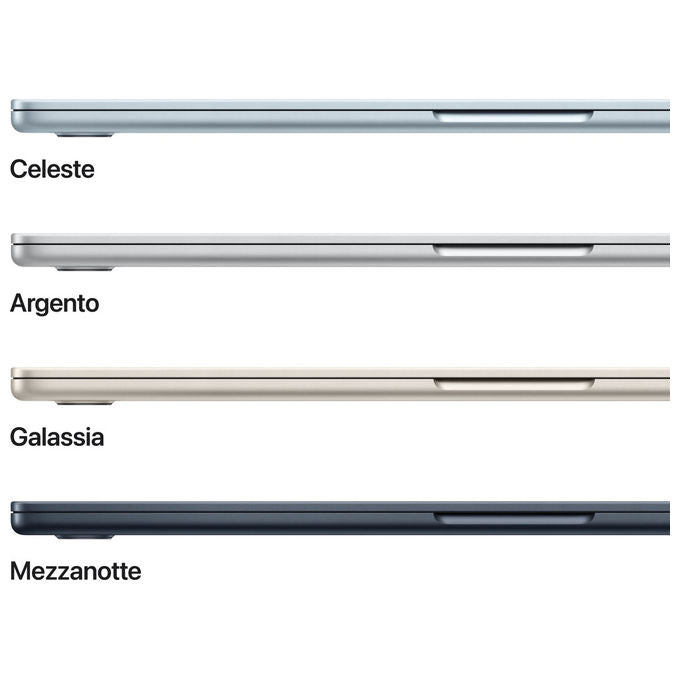 Apple MC7D4T-A MacBook Air 15'' M4 10-core CPU 10-core GPU 24GB 512GB SSD Celeste