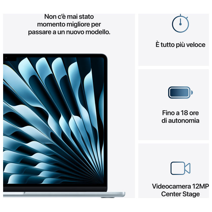 Apple MC7D4T-A MacBook Air 15'' M4 10-core CPU 10-core GPU 24GB 512GB SSD Celeste