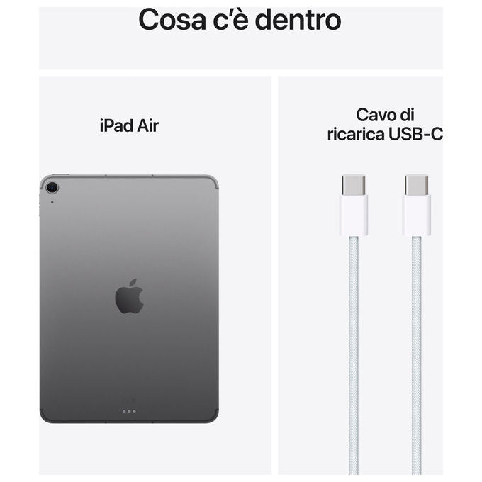 Apple iPad Air 11'' Wi-Fi + Cellular 256GB Grigio siderale