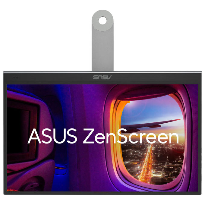 ASUS ZenScreen MQ16AHE Monitor portatile 15.6'' Full HD OLED Argento