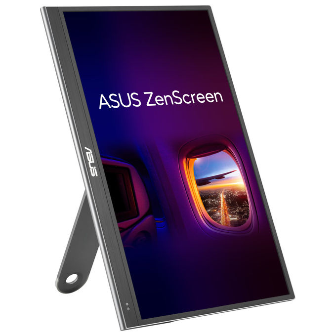 ASUS ZenScreen MQ16AHE Monitor portatile 15.6'' Full HD OLED Argento