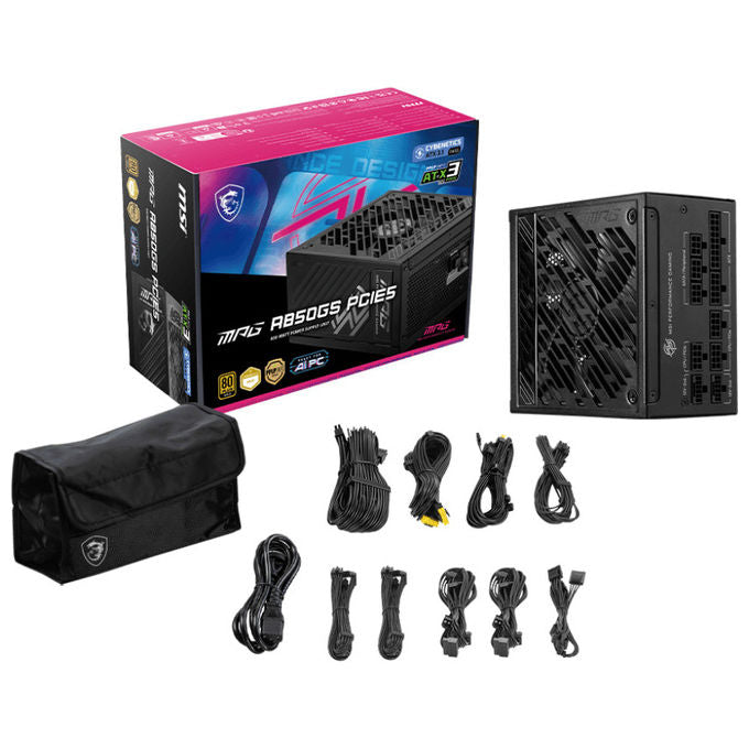 Msi Mpg A850Gs Alimentatore 850W Atx Modulare Nero