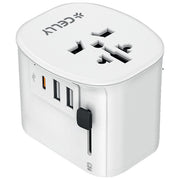 Celly Caricabatterie Multiplo da Viaggio 30W Bianco
