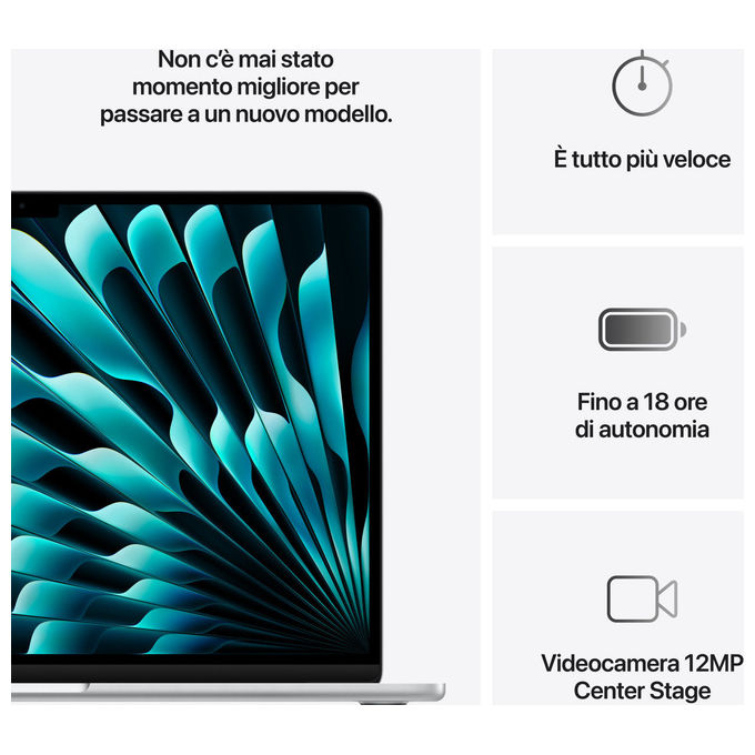 Apple MacBook Air 15'' M4 16GB 512GB SSD Argento