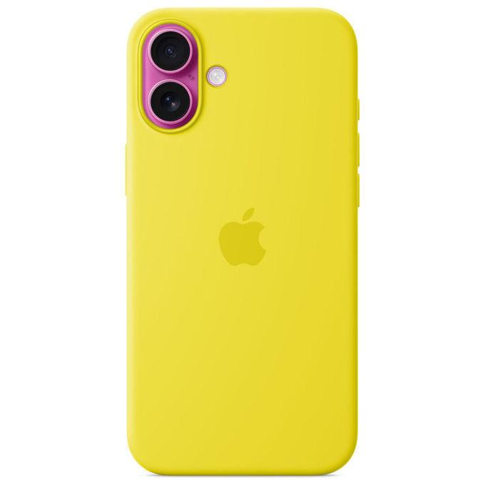 Apple Custodia MagSafe Silicone Giallo Carambola per iPhone 16 Plus