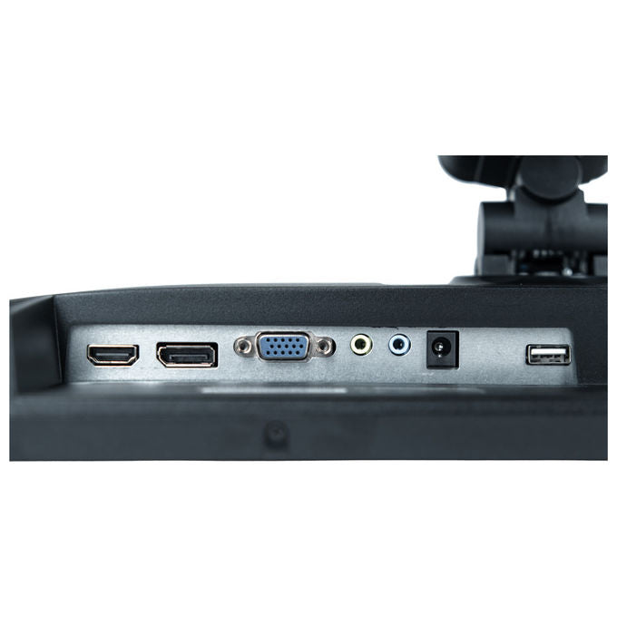 Nilox Monitor 23.8'' Full HD IPS con Webcam e Altoparlanti Neri