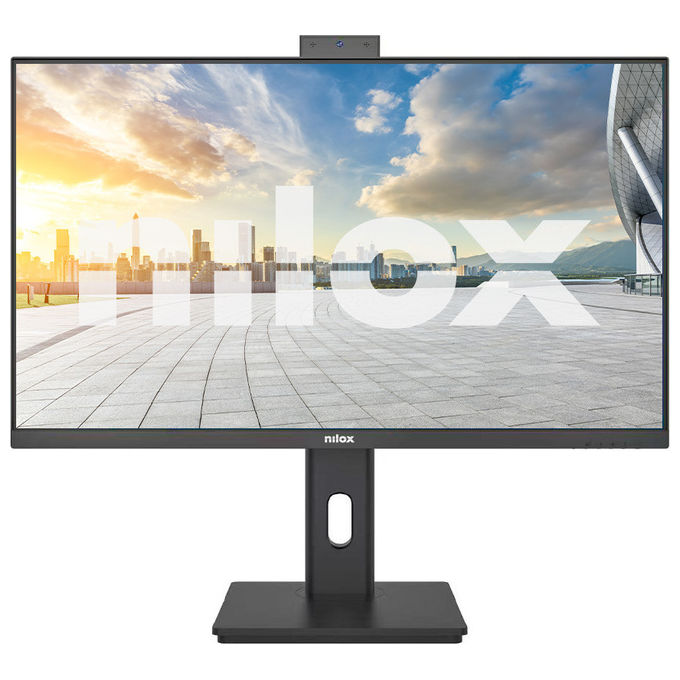 Nilox Monitor 24'' Full HD 120Hz IPS con Webcam Nero